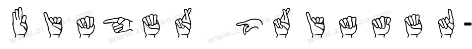 Finger Printed字体转换